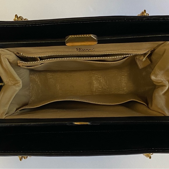 Vintage Gucci Leather Handbag - Picture 9 of 16